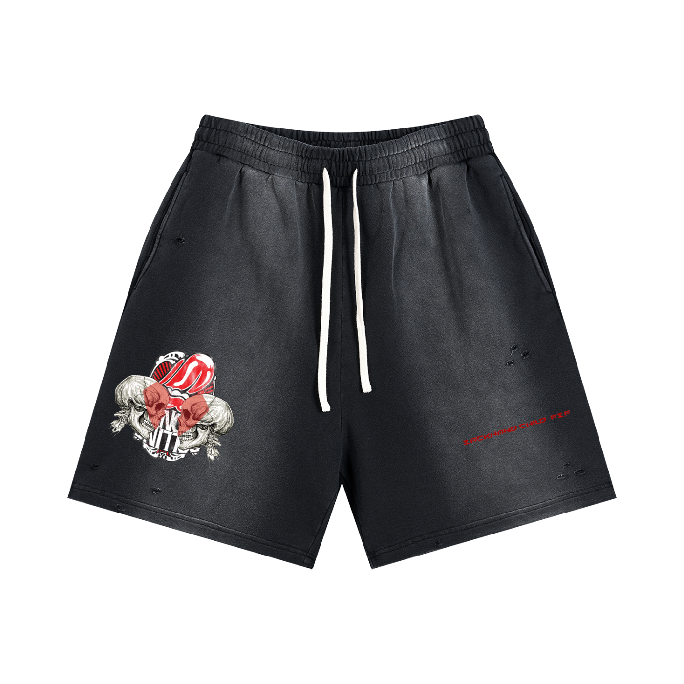 Sun Fade Distressed Shorts