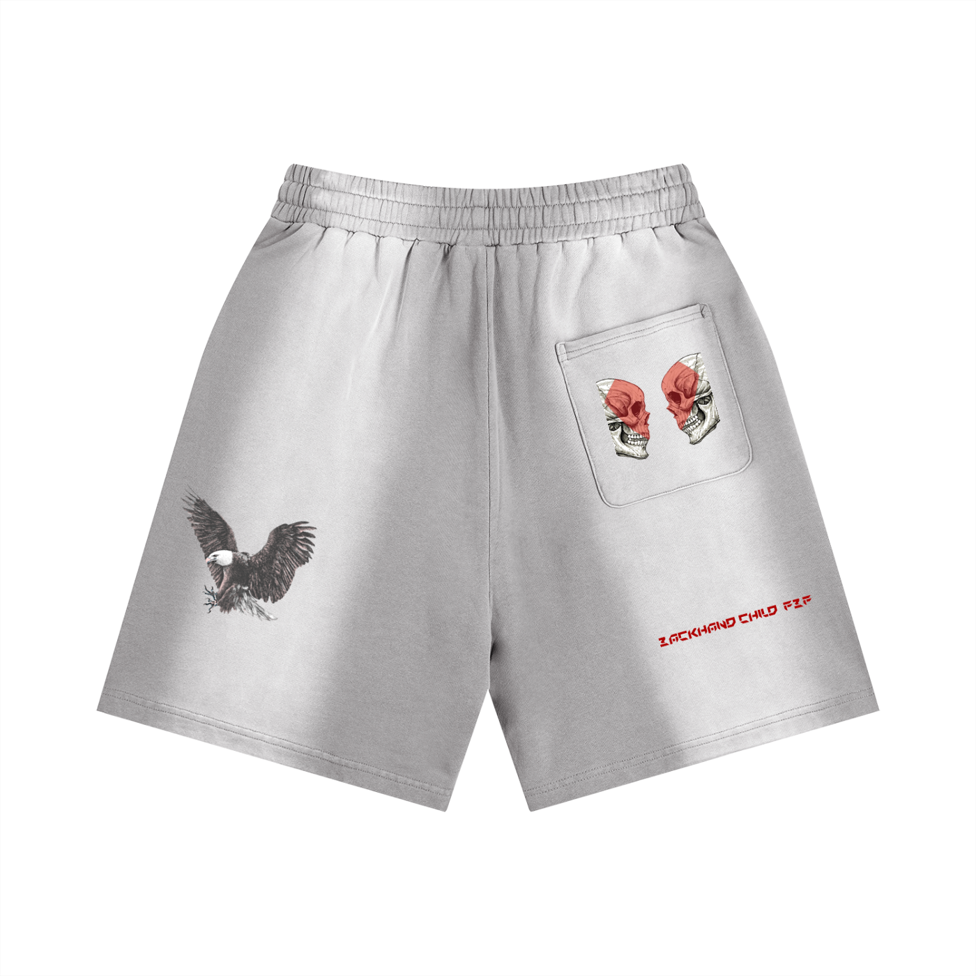 Sun Fade Distressed Shorts